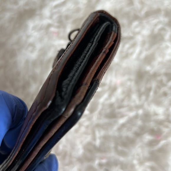 Vintage PreLoved Brighton Wallet and Card Case Brown/Black - Picture 13 of 17